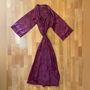 Vintage Christian Dior Wine Robe
